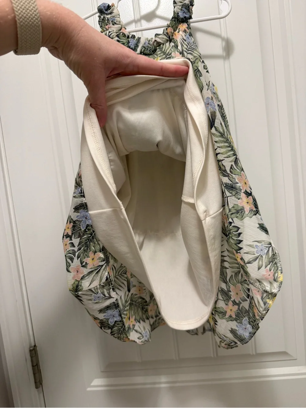 wonder nation tropical cream dress